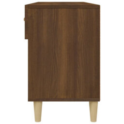 Berkfield Shoe Cabinet Brown Oak 102X35X55 Cm Engineered Wood - thumbnail 8