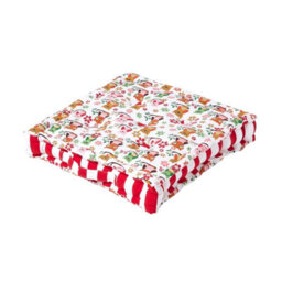 Homescapes Cotton Owl Floor Cushion, 50 X 50 Cm - thumbnail 1
