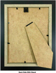 SuperGift.com A4 Black Photo Frame -Sleek ,minimalist Black Finish - thumbnail 2