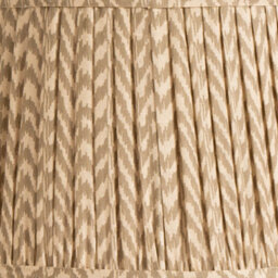 Pacific Lifestyle 30Cm Taupe Chevron Tapered Pleat Table Lampshade - thumbnail 3