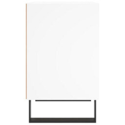 Berkfield Bedside Cabinet White 40X30X50 Cm Engineered Wood - thumbnail 5