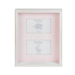 "Petit Cheri Double Box Photo Frame 6X4"" - Baby Girl" - thumbnail 2