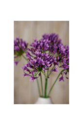 Lilac Agapanthus Faux Flower Spray For Elegant Home Decor - thumbnail 5