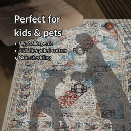 Imperial Rooms Homeware Soft Pile Runner Rug Living Room Rugs Anti Slip Hallway Rug Kitchen Rugs Coastal 60X110Cm - thumbnail 2