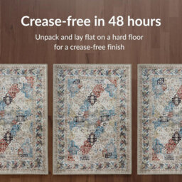 Imperial Rooms Homeware Soft Pile Runner Rug Living Room Rugs Anti Slip Hallway Rug Kitchen Rugs Coastal 60X110Cm - thumbnail 3