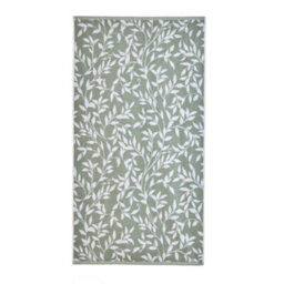Dreams & Drapes Sandringham 100% Cotton Sage Jacquard Towel - thumbnail 3