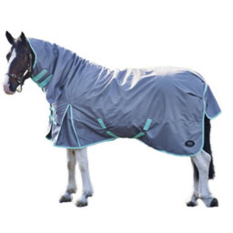 Firefoot 200Gm Fixed Neck Horse Turnout Rug Grey/sage (7) - thumbnail 1