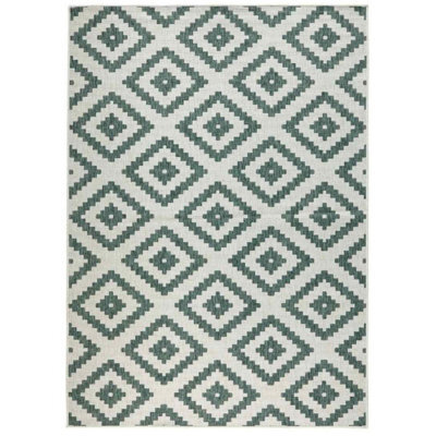 The Rugs Malta Reversible Indoor Outdoor Rug Flatweave Polypropylene In Green - image 1