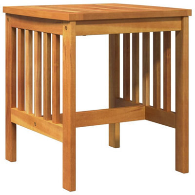 Berkfield Sturdy Side Table Brown Solid Acacia Wood - image 1