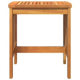 Berkfield Sturdy Side Table Brown Solid Acacia Wood - thumbnail 6