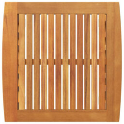 Berkfield Sturdy Side Table Brown Solid Acacia Wood - thumbnail 8