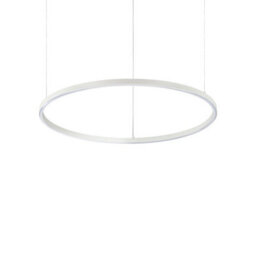 Ideal Lux Oracle Slim Dali Dimmable Round 70Cm Integrated Led Pendant Ceiling Light White, 3000K