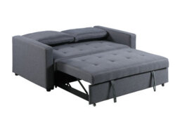 Mattress Guru Fabric 2 Seater Double Sleep Grey, Brown & Lime Omari Modern Stylish (Sofa Bed) - thumbnail 2