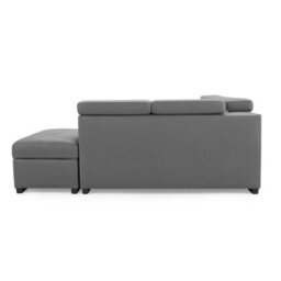 Home Detail Scarlett Right-Hand Corner Sofa With Storage, Grey Air Leather - thumbnail 5