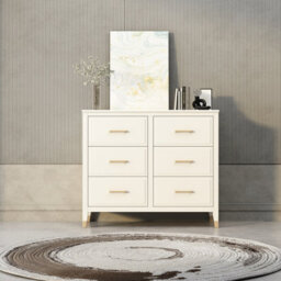 Palazzi 6 Drawer Chest Of Drawers White - thumbnail 1