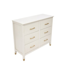 Palazzi 6 Drawer Chest Of Drawers White - thumbnail 5