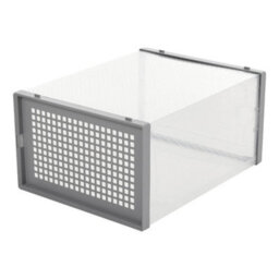 12Pcs Clear Foldable Shoe Box Storage - thumbnail 3
