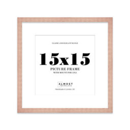 "15X15"" Bronze Picture Frame - 15X15"" Square Frame With 13X13"" Mount For 15X15""/13X13"" Pictures Art Deco Style Room Decor, 1 Pack"