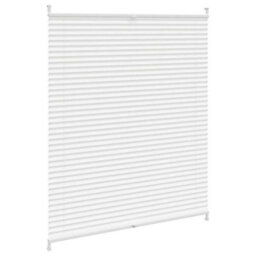 Berkfield Modern Plisse Blind 110X125Cm White Pleated Blind - thumbnail 3