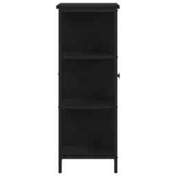 Vidaxl Sideboard Black 70X30X80 Cm Engineered Wood - thumbnail 7