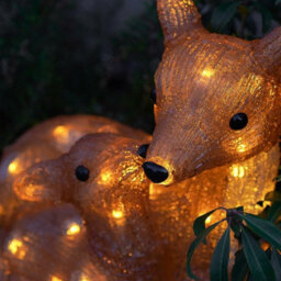 Marco Paul Christmas Pre-Lit Doe & Fawn Decoration - thumbnail 4