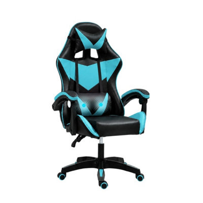 Swivel Gaming Chair Faux Leather Office Chair Computer Desk - image 1