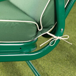 Alfresia Turin Reclining Swing Seat With Green Luxury Cushions - thumbnail 5