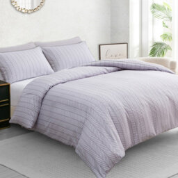 Lazzaro Luxury King Duvet Cover Set Ultrasoft Microfibre Bedding Sets Durable Easy Care With Zipper Closure - thumbnail 1