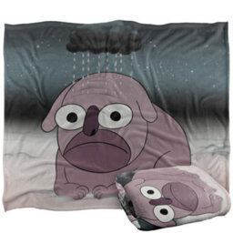 Over The Garden Wall City Dog Silky Cloud Supersoft Blanket Multicoloured (152Cm X 127Cm) - thumbnail 2