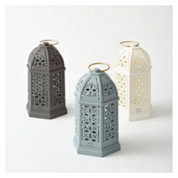 Bruno Led Silhouette Lantern With Adjustable Warm Light And Ipx4 Waterproof Rating (Ivory) - thumbnail 3