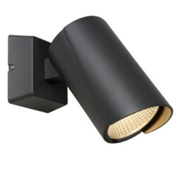 Lucide Manal Modern Wall Spotlight Outdoor - Led - 1X12W 3000K - Ip65 - Anthracite - thumbnail 6