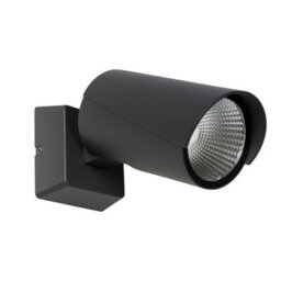 Lucide Manal Modern Wall Spotlight Outdoor - Led - 1X12W 3000K - Ip65 - Anthracite - thumbnail 3