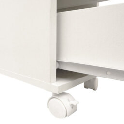 Hygrad Built to Survive Slim Bathroom Cabinet On Wheels Toilet Paper Roll Holder Cabinet With 3 Drawers - thumbnail 6