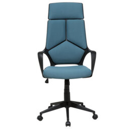 Beliani Office Chair Delight Dark Blue - thumbnail 4