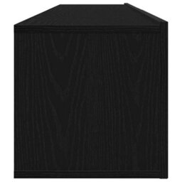 Berkfield 2 Piece Tv Cabinet Set Black Engineered Wood - thumbnail 6