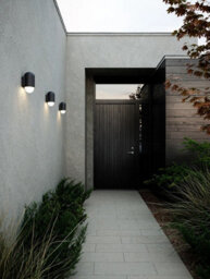 Nordlux Heka Outdoor Aluminium Wall Light Weatherproof Black,mains - thumbnail 1