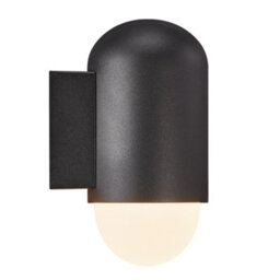 Nordlux Heka Outdoor Aluminium Wall Light Weatherproof Black,mains - thumbnail 3