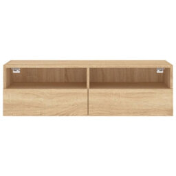 Walplus Tv Wall Cabinet Sonoma Oak 100X30X30 Cm Engineered Wood - thumbnail 7