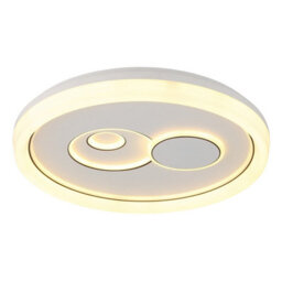 Luminosa Lighting Luminosa Ruiz I Semi Flush Ceiling Light Matt White Led 2700/4000/6000K - thumbnail 5