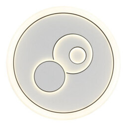 Luminosa Lighting Luminosa Ruiz I Semi Flush Ceiling Light Matt White Led 2700/4000/6000K - thumbnail 4
