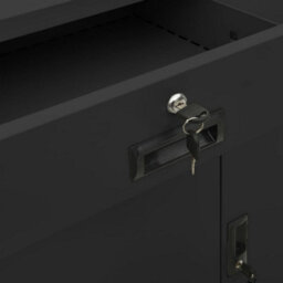 Berkfield Office Cabinet Anthracite 90X40X102 Cm Steel - thumbnail 9