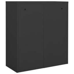 Berkfield Office Cabinet Anthracite 90X40X102 Cm Steel - thumbnail 5