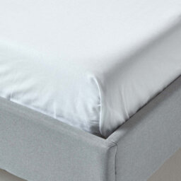 Homescapes White Egyptian Cotton Flat Sheet 200 Tc, Single - thumbnail 3