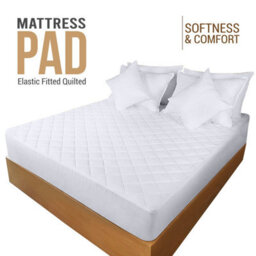 Ameha Double Size Mattress Protector 30Cm Deep Fitted Mattress Cover-Adjustable Resistant Quilted Bed Cover (135X190Cm) - thumbnail 2
