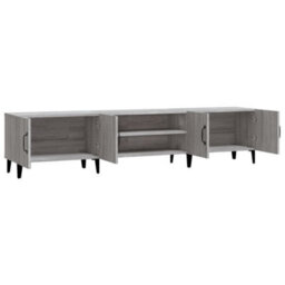 Berkfield Modern Tv Cabinet Grey Sonoma 180X31.5X40 Cm Engineered Wood - thumbnail 7