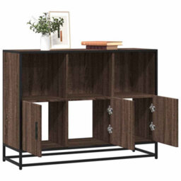 Berkfield Sideboard Brown Oak 100X35X76 Cm Engineered Wood