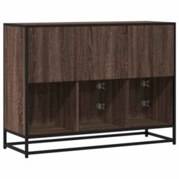 Berkfield Sideboard Brown Oak 100X35X76 Cm Engineered Wood - thumbnail 6