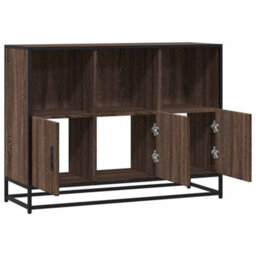 Berkfield Sideboard Brown Oak 100X35X76 Cm Engineered Wood - thumbnail 7