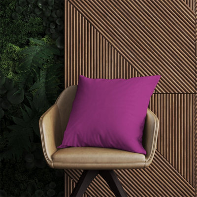 Warren Reed Designer Fuchsia Plum Outdoor Cushion 60Cm X 60Cm