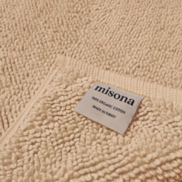 Misona Luxury Loop Reversible Organic Cotton Bath Mat - Natural - thumbnail 2
